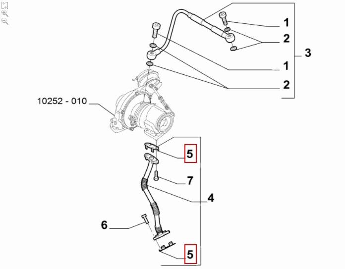 undefined FIAT GROUP - PAKKING AFVOERSLANG TURBO - 46337212 