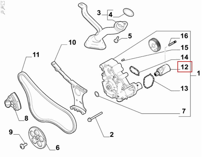undefined FIAT GROUP - ACTUATOR OLIEPOMP - 46342658 