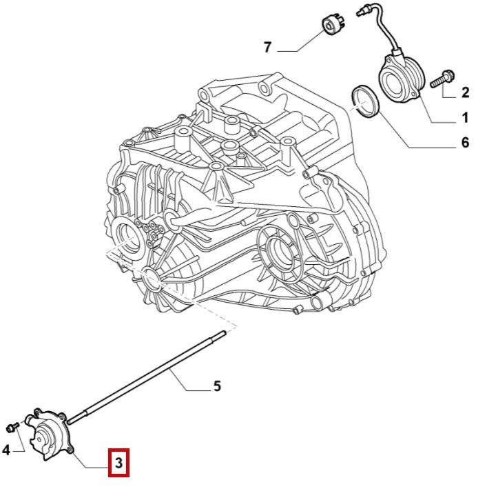 FIAT GROUP - ACTIONNEUR - 46357243