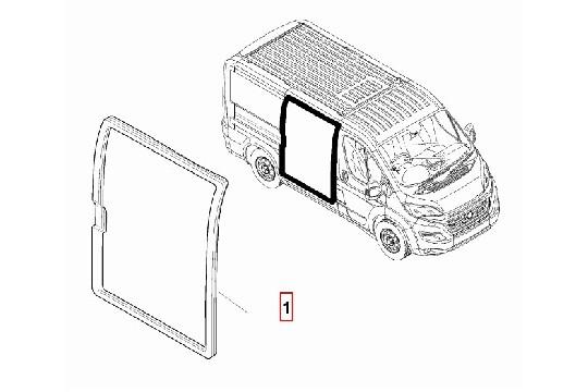 FIAT GROUP - PROFIELRUBBER SCHUIFDEUR - 46866375