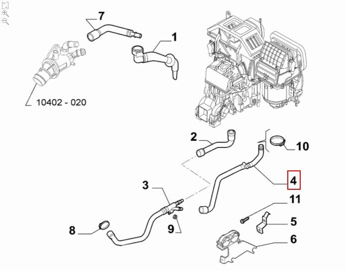 FIAT GROUP - FLEX. HOSE - 50501632