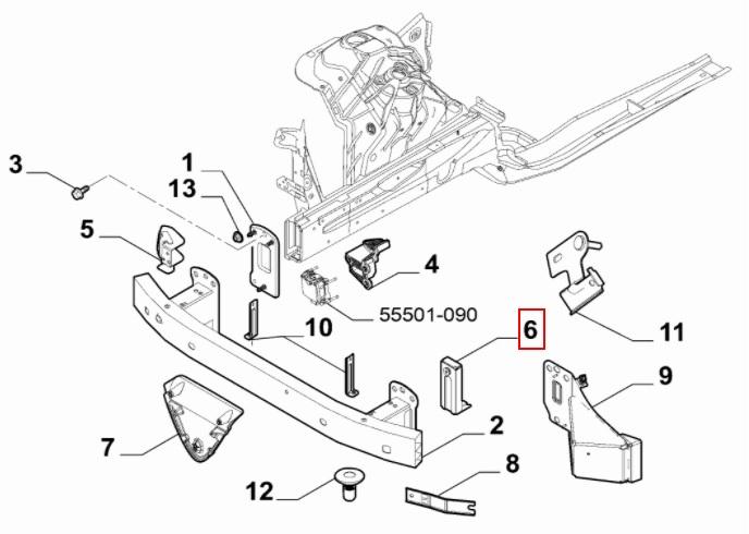 FIAT GROUP - BRACKET - 50547430