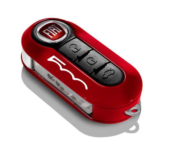 undefined FIAT GROUP - FIAT 500, KEYCOVER SET ROSSO/ NERO ORIGINEEL - 50927024 