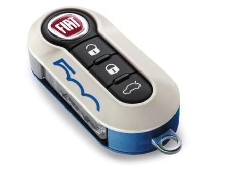 undefined FIAT GROUP - FIAT 500, KEYCOVER SET BIANCO / BLU / VERDE ORIGINEEL - 50927693 