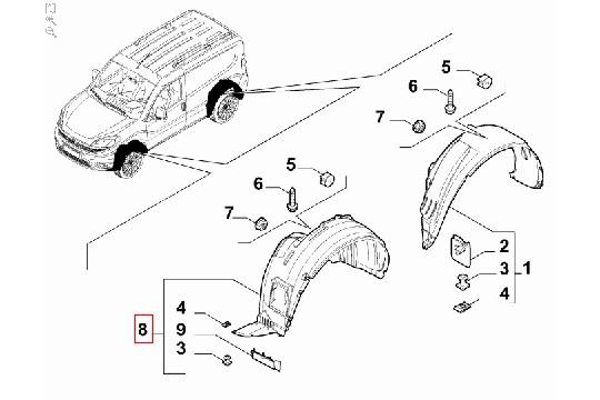 FIAT GROUP - 52128361 - ABDECKUNG