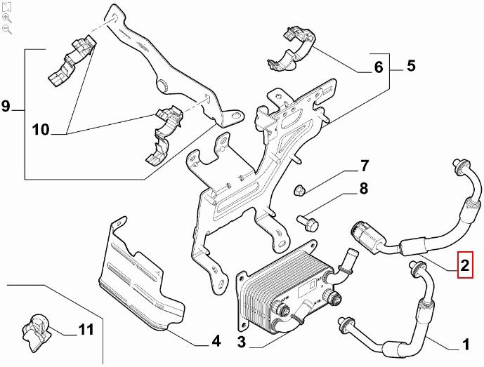 FIAT GROUP - RIGID   PIPE - 52134139