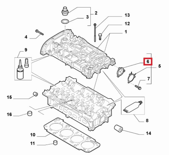 FIAT GROUP - SEALING GASKET - 55213959
