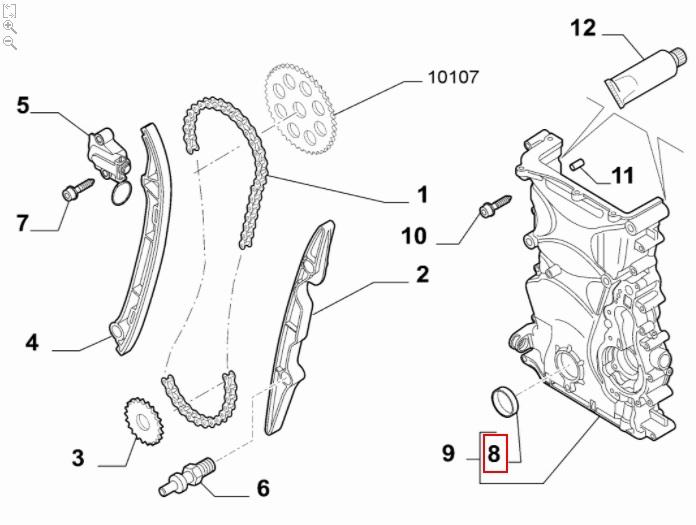 FIAT GROUP - 55227599 - DICHTUNG