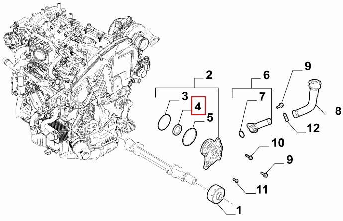 FIAT GROUP - 55273899 - DICHTUNG