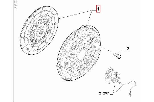 FIAT GROUP - 55273832 - KIT KUPPLUNG