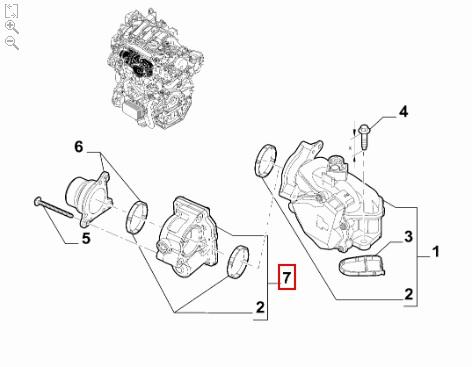 FIAT GROUP - DS THROTTLE BODY - 6000616897
