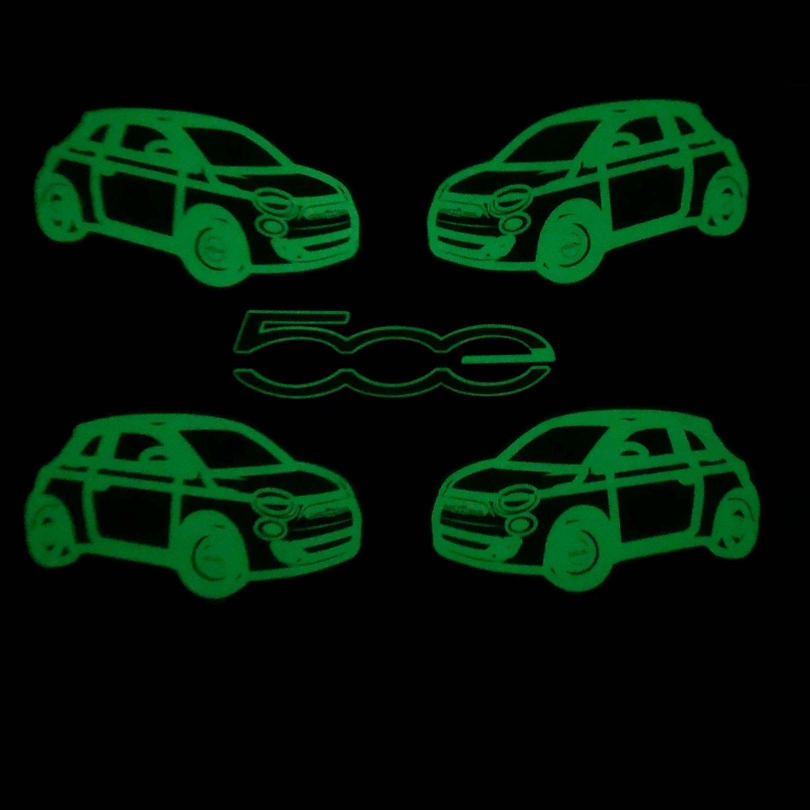 undefined FIAT GROUP - STICKERSET FIAT 500E - 6002351010
