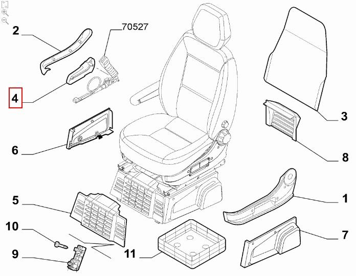 FIAT GROUP - 60911485 - VERKLEIDUNG