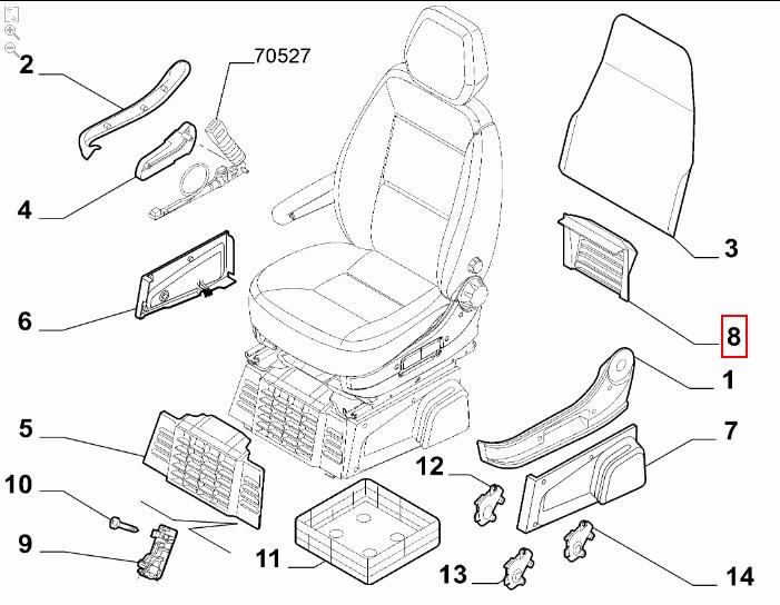 FIAT GROUP - 60911739 - VERKLEIDUNG