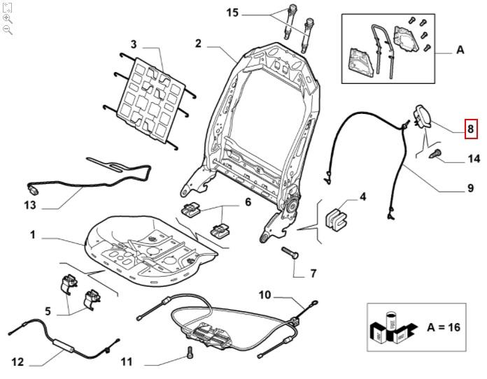 undefined FIAT GROUP - HANDLE - 71752325