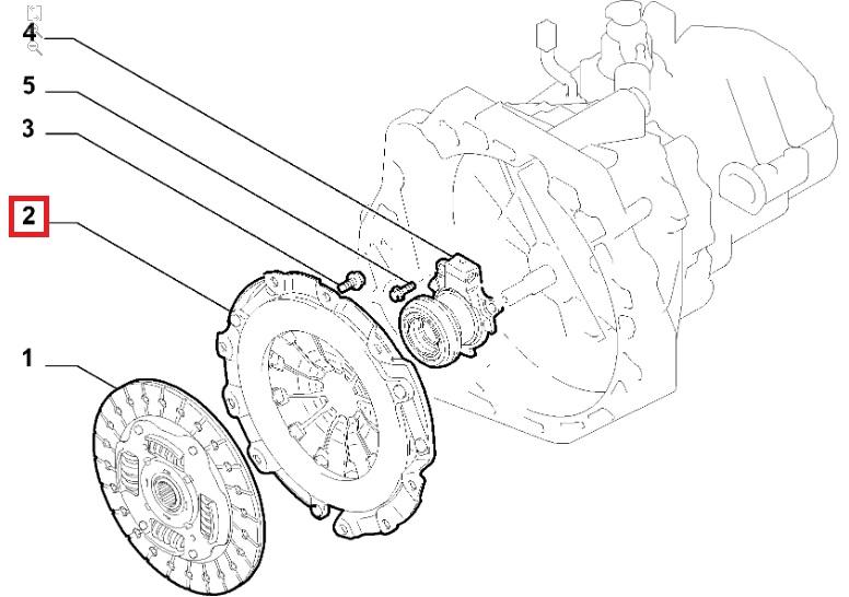 FIAT GROUP - CLUTCH PRESSURE - 71768777