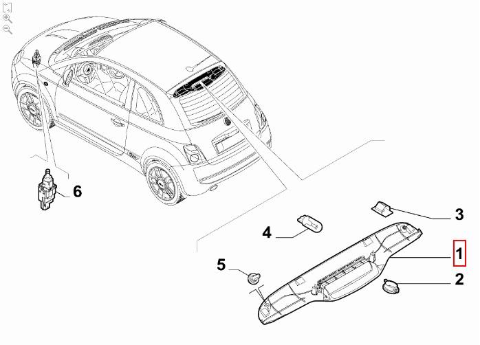 FIAT GROUP - FEU ARRIÈRE - 735542373