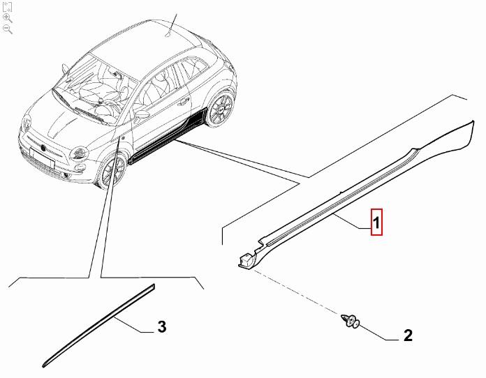 undefined FIAT GROUP - MOULURE - 735740801