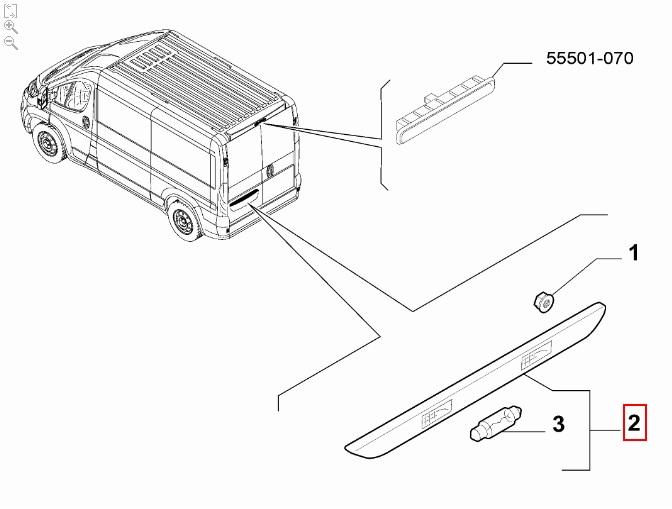 FIAT GROUP - 735795393 - KENNZEICH-LEUCHTE