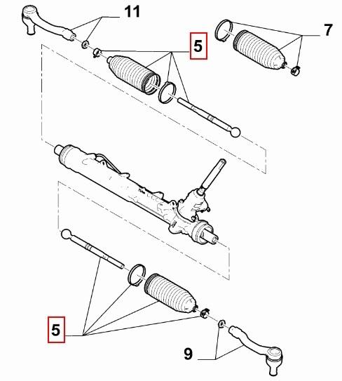 FIAT GROUP - KIT - 9820340280