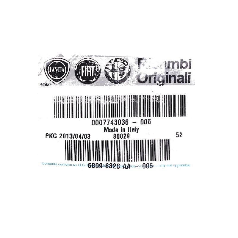 Front FIAT GROUP - VEERTJE - 7743036 