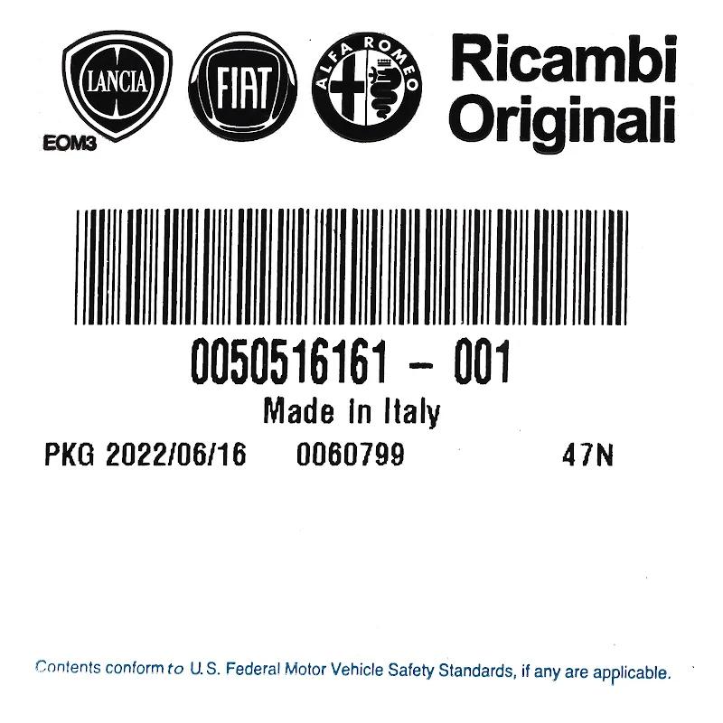 Front FIAT GROUP - 50516161 - LEITBLECH