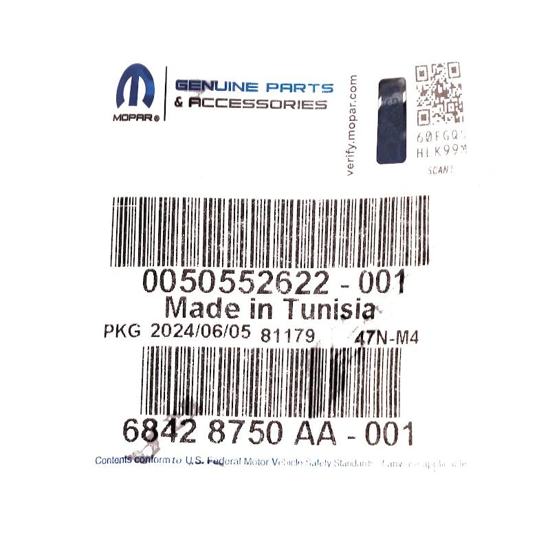 Front FIAT GROUP - FLEX. HOSE - 50552622