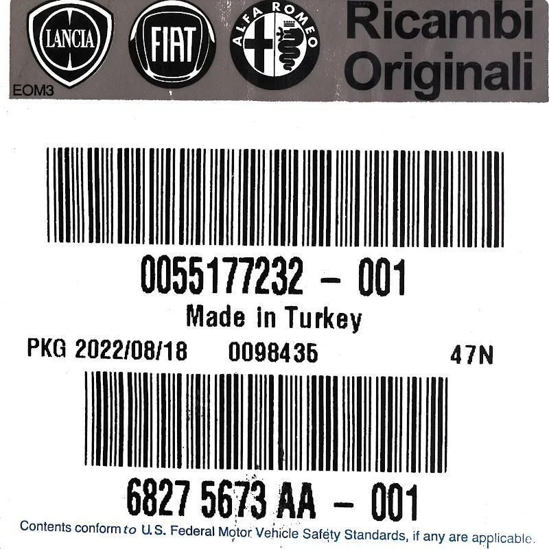 Front FIAT GROUP - PADDING - 55177232