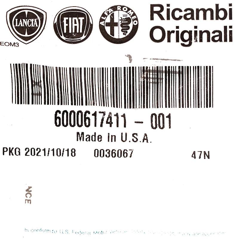 Front FIAT GROUP - 6000617411 - GUMMISTUECK