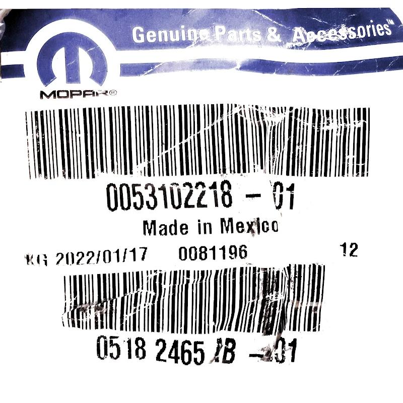 Front FIAT GROUP - SUPPORT - K05182465AB
