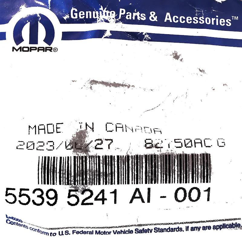 Front FIAT GROUP - RUBBER WEATHER- - K55395241AI