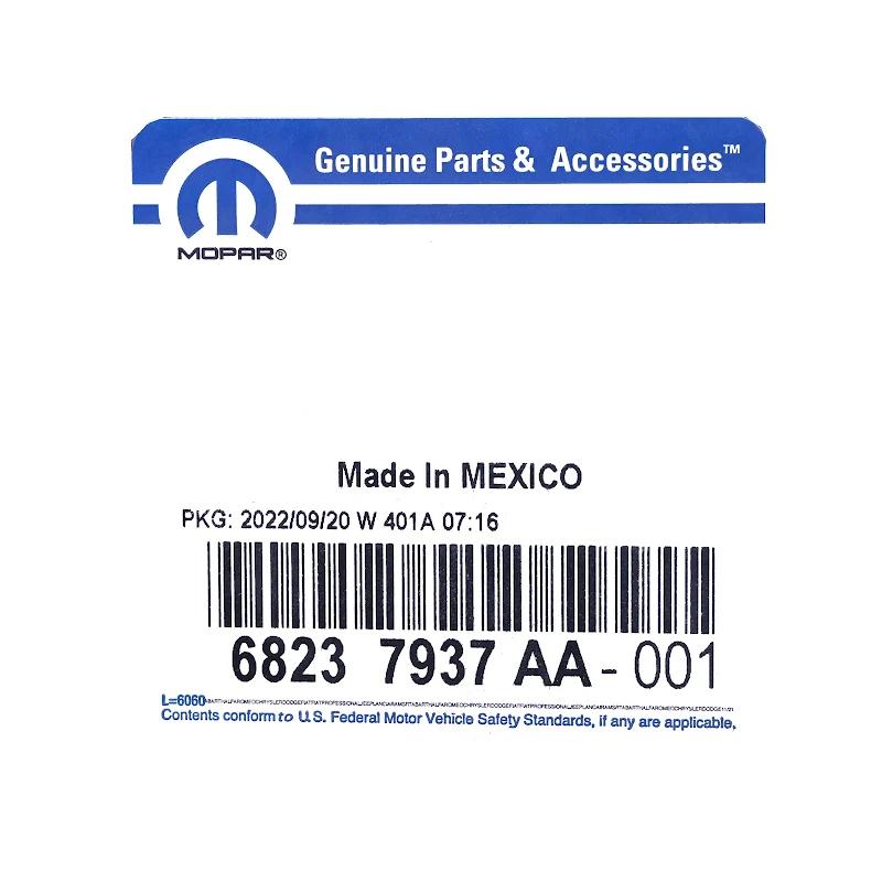 Front FIAT GROUP - FUEL PUMP - K68237937AA