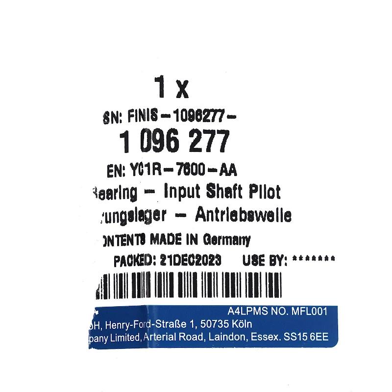 Front FORD - 1096277 - FUEHRUNGSLAGER