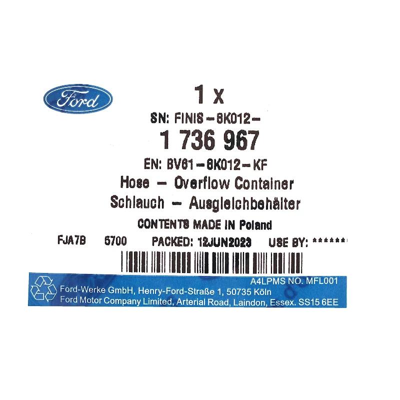 Front FORD - HOSE-OVERFLOW - 1736967