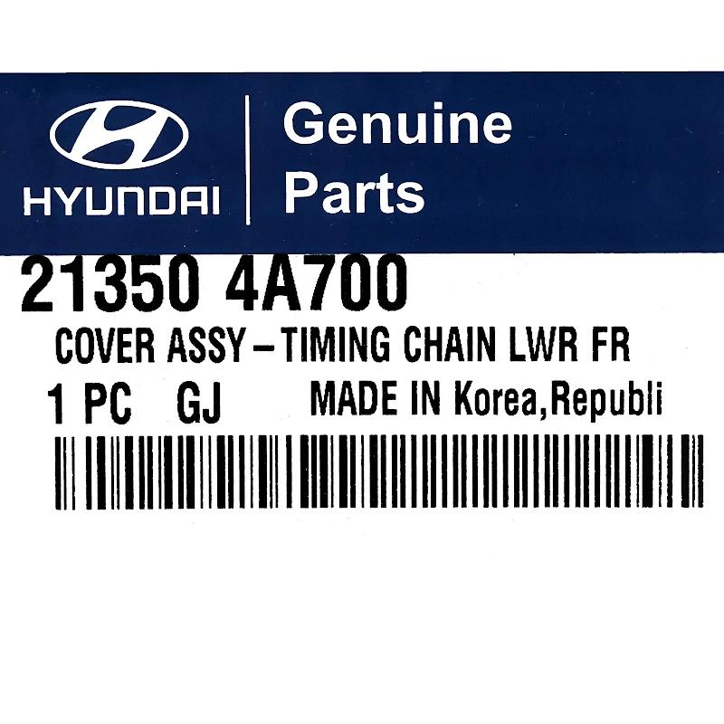 Front HYUNDAI - COVER ASSY-T/CHAIN L - 213504A700 