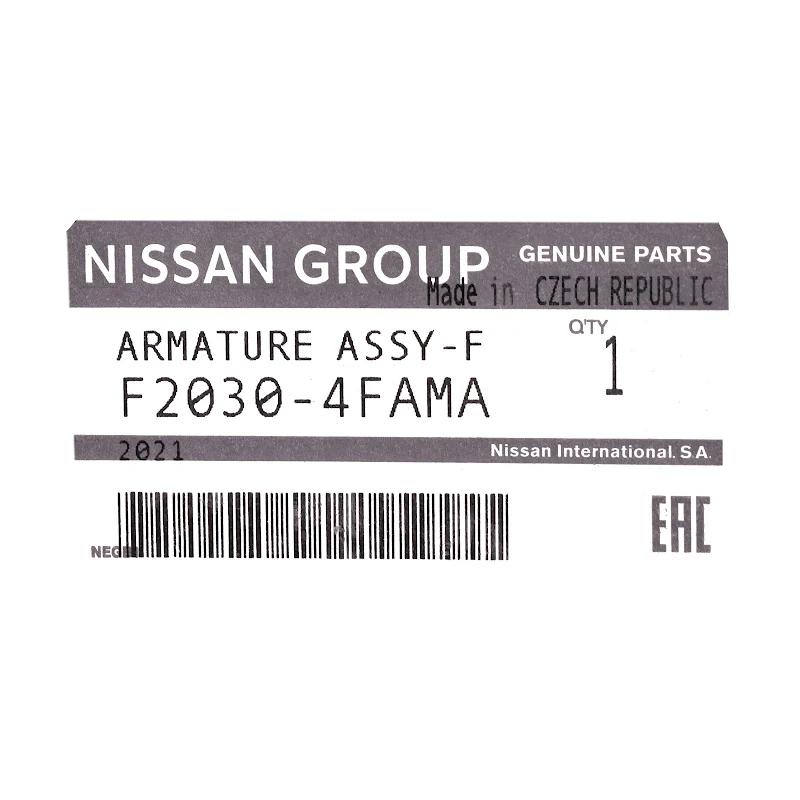 Front NISSAN - ARMATURE ASSY-F - F20304FAMA