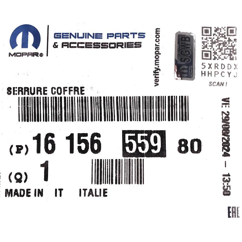 Front PSA - SERRURE COF - 1615655980