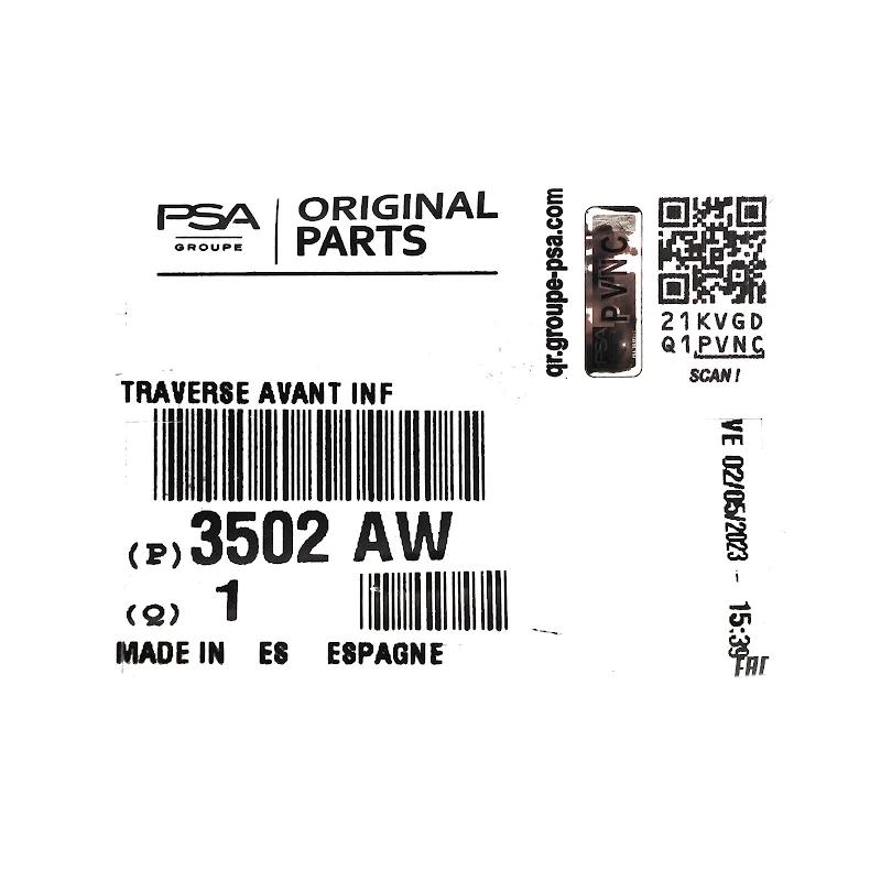 Front PSA - 3502AW - "VORD TRAVERSE"