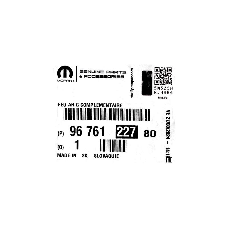 Front PSA - 9676122780 - Heckleuchte