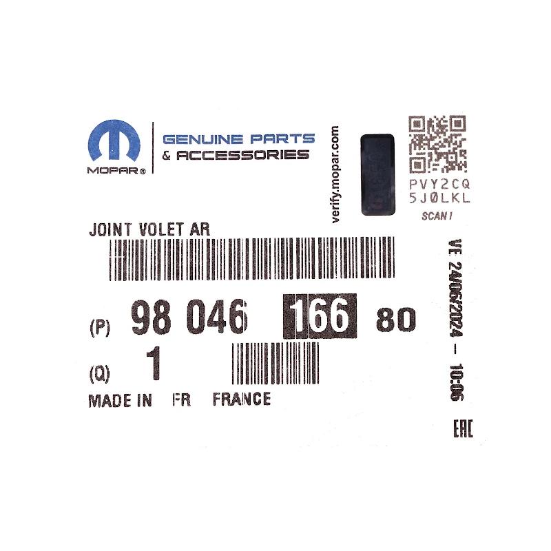 Front PSA - 9804616680 - Heckklappendichtung
