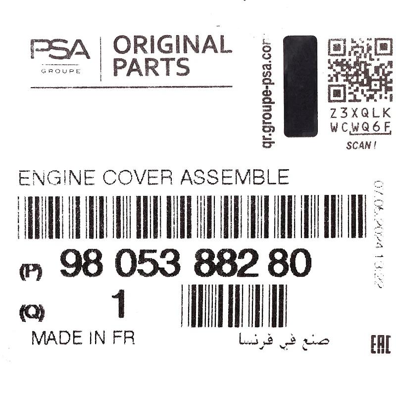 Front PSA - 9805388280 - OBERE MOTORABDECKUNG