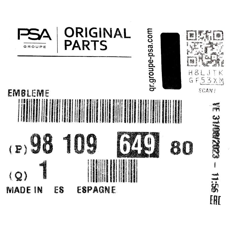 Front PSA - BADGE - 9810964980
