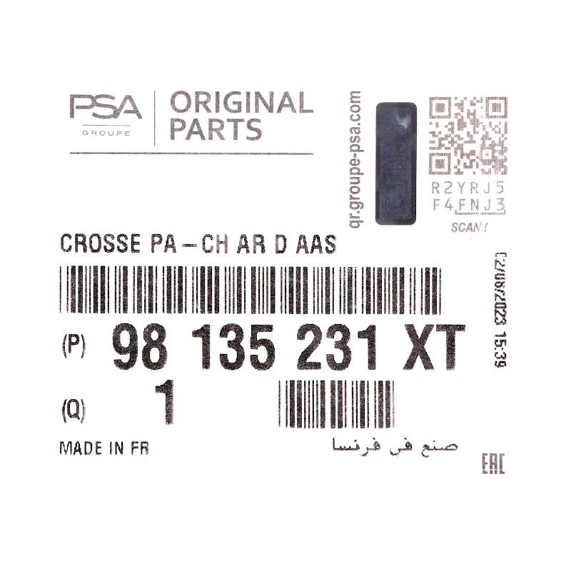 Front PSA - PANEL-BUMPER REAR - 98135231XT