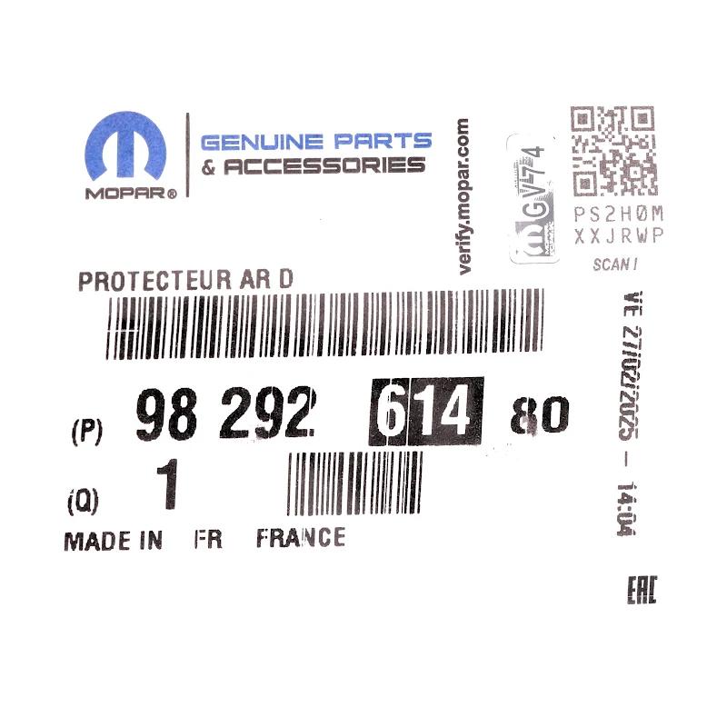 Front PSA - BESCHERMING A - 9829261480