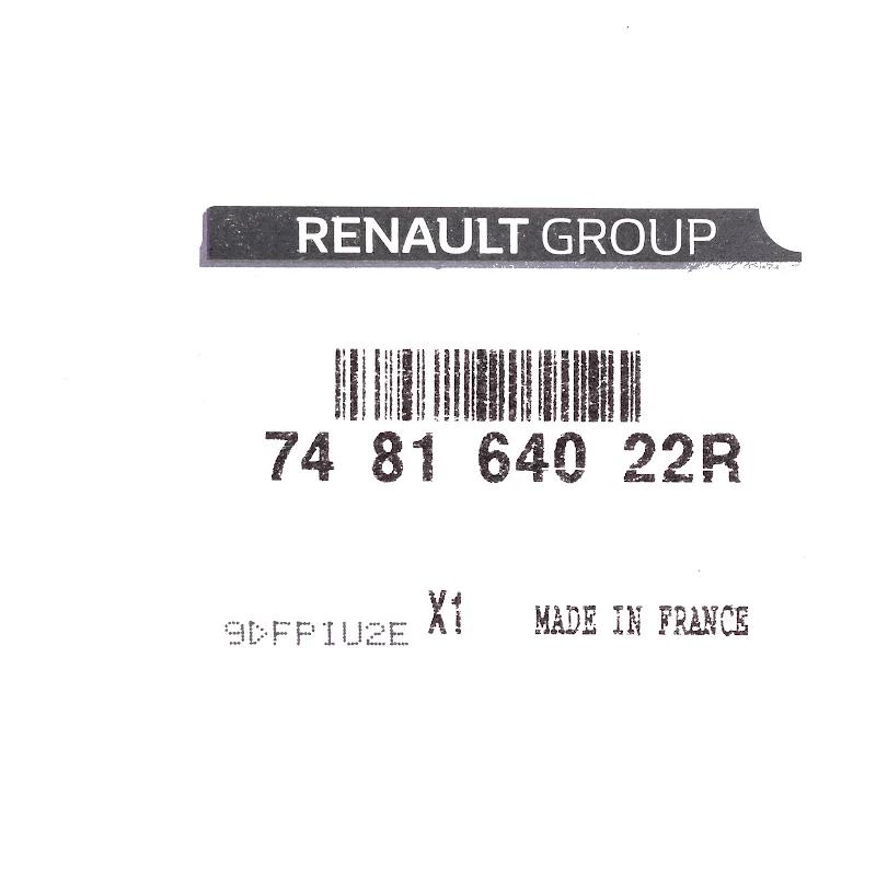 Front RENAULT DACIA - 748164022R - KLAMMER