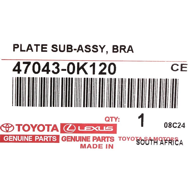Front TOYOTA - 470430K120 - HALTER