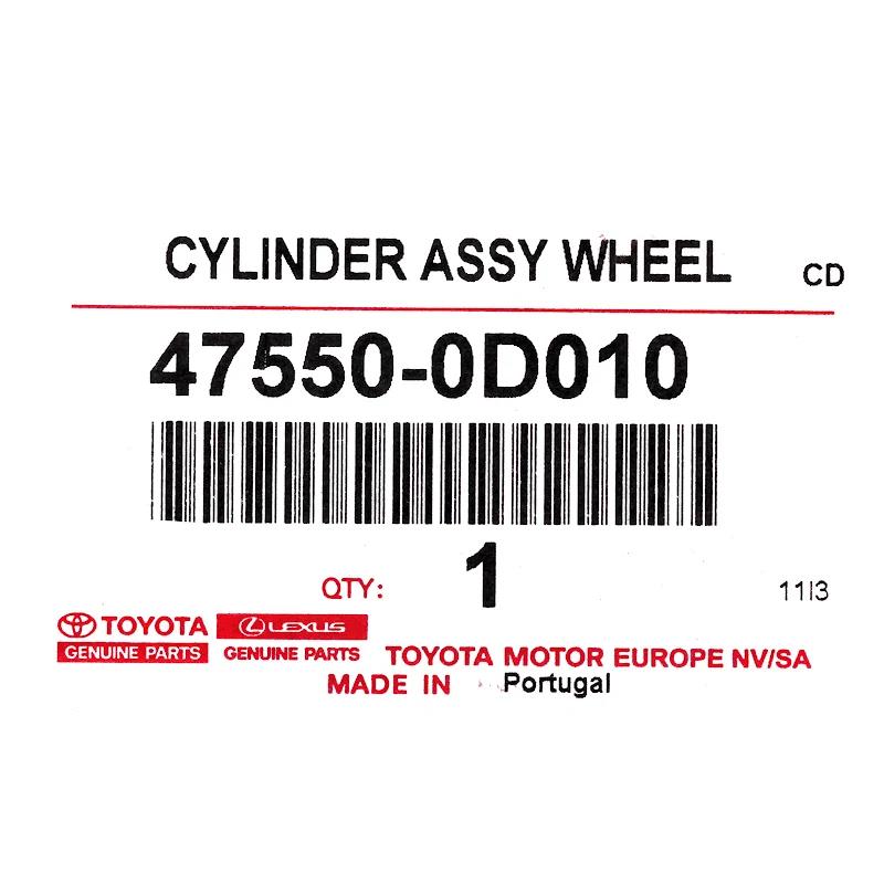 Front TOYOTA - REMCILINDER COMPLEET SCHIJFREM - 475500D010