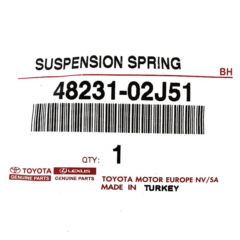 Front TOYOTA - SPRING, COIL, RR - 4823102J51
