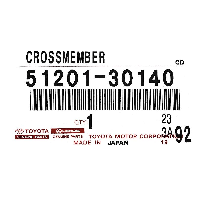 Front TOYOTA - CROSSMEMBER - 5120130140