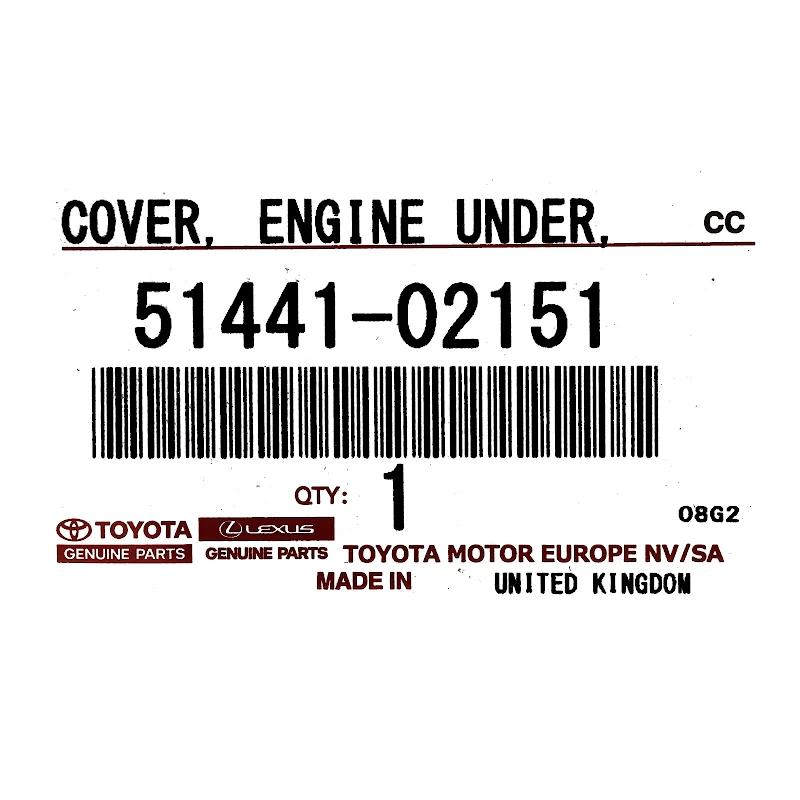 Front TOYOTA - ONDERPLAAT - 5144102151